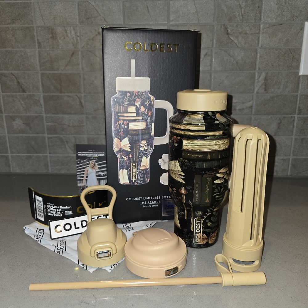 Coldest 24oz Limited-Edition READER waterbottle HTF SOLD-OUT
